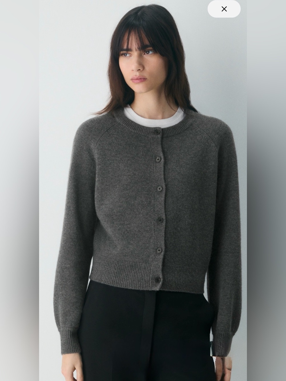 Aritzia Essential Wool Cashmere London Cardigan